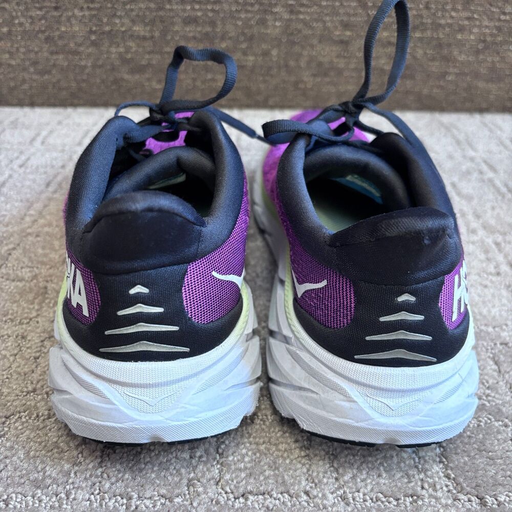 Hoka One One Clifton 8 Running Sneakers Women's 9B Purple Walk Lace Up 1119394 - Picture 5 of 7